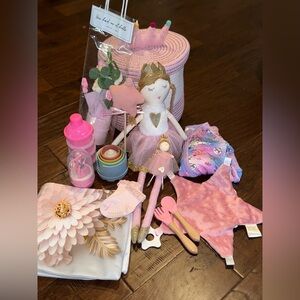 Princess Themed Baby Shower Gift Basket